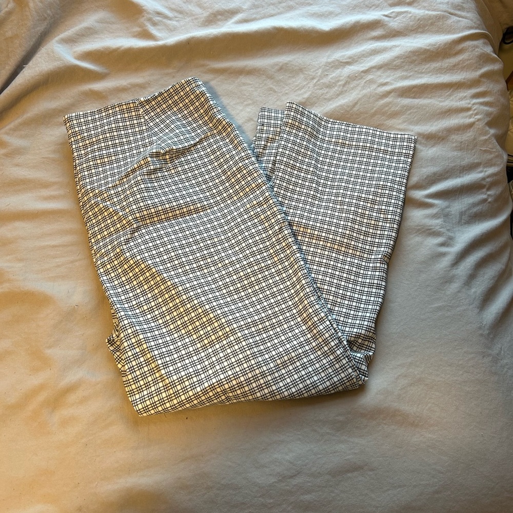 Plaid dress pants